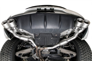 Porsche Macan S / GTS / Turbo Resonated Muffler Bypass Exhaust Exhaust Soul Performance Slash Black Chrome 