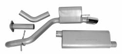 Gibson 05-10 Jeep Grand Cherokee Limited 5.7L 3in Cat-Back Single Exhaust - Aluminized Exhaust Gibson Default Title  