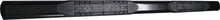 Load image into Gallery viewer, TrailFX 2950522053 4 Inch Oval Straight Powder Coated Black Mild Steel Rocker Panel Mount Default TrailFX
