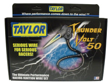 Load image into Gallery viewer, Taylor Cable 98028 Thundervolt 10.4 race fit black Spark Plug Wire Set Taylor Cable
