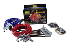 Load image into Gallery viewer, Taylor Cable 84689 ThunderVolt 8.2mm Ignition Wire Set; Blue; Stock; 9.5 in.; OE Spark Plug Boot; Spark Plug Wire Set Taylor Cable
