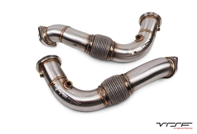 VRSF Racing Downpipes N63 2008 – 2016 BMW 550i, 650i, 750Li, X5, X6 V8 Exhaust VRSF 2 Bolt Flange (2008 - 03/2011)  