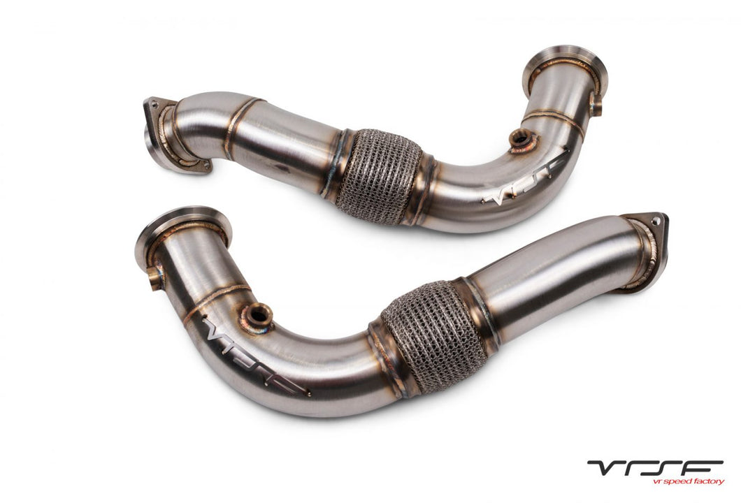 VRSF Racing Downpipes N63 2008 – 2016 BMW 550i, 650i, 750Li, X5, X6 V8 Exhaust VRSF 2 Bolt Flange (2008 - 03/2011)  