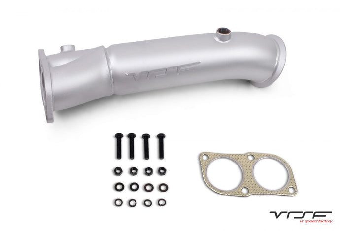 VRSF 3.5″ Ceramic Coated Downpipe N55 10-13 BMW 135i/335i/X1 Exhaust VRSF Catless  