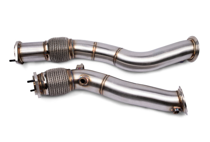 VRSF Stainless Steel Race Downpipes for 2019 – 2022 BMW X3M & X4M S58 F97 F98 Exhaust VRSF Catless  