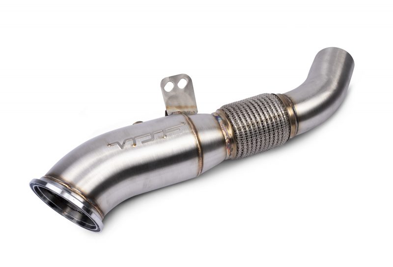 VRSF B58 Downpipe Upgrade 2016+ BMW M240i/340i/440i/540i/740i & xDrive Exhaust VRSF Catless Brushed Finish 