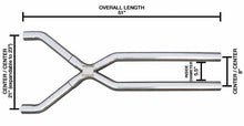 Load image into Gallery viewer, Pypes Performance Exhaust XVF10 Exhaust X-Pipe Kit Intermediate Pipe 2.5 in Tunnel Crossover Hardware Incl Natural 409 Stainless Steel Pypes Exhaust Exhaust Crossover Pipe Pypes Performance Exhaust   
