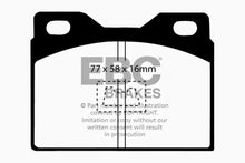 Load image into Gallery viewer, EBC 76-85 Porsche 924 2.0 Greenstuff Front Brake Pads Brake Pads - Performance EBC   
