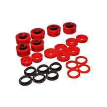 Load image into Gallery viewer, Energy Suspension 05-07 Ford F250/F350 2/4WD Red Body Mount Set Bushing Kits Energy Suspension
