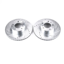 Load image into Gallery viewer, Power Stop 89-95 BMW 525i Front Evolution Drilled &amp; Slotted Rotors - Pair Brake Rotors - Slot &amp; Drilled PowerStop
