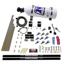 Load image into Gallery viewer, Nitrous Express 10 Cyl Piranha Nozzle Direct Port Nitrous Kit (250-500HP) w/5lb Bottle Nitrous Systems Nitrous Express
