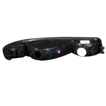 Load image into Gallery viewer, ANZO 1999-2006 Gmc Sierra 1500 Euro Parking Lights Black w/ Amber Reflector Lights Corner ANZO
