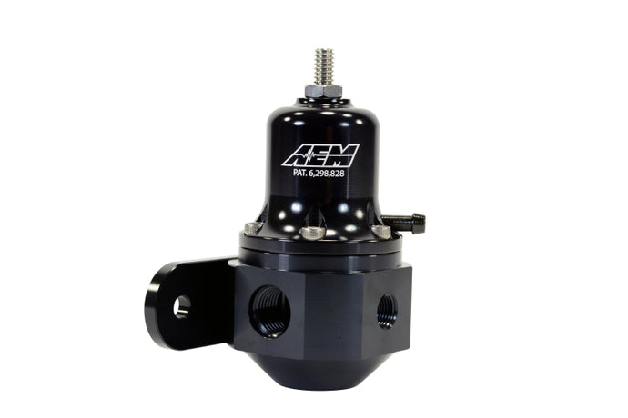 AEM High Capacity Universal Black Adjustable Fuel Pressure Regulator Fuel Pressure Regulators AEM
