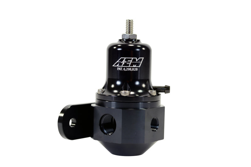 AEM High Capacity Universal Black Adjustable Fuel Pressure Regulator Fuel Pressure Regulators AEM