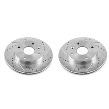 Load image into Gallery viewer, Power Stop 04-08 Suzuki Forenza Front Evolution Drilled &amp; Slotted Rotors - Pair Brake Rotors - Slot &amp; Drilled PowerStop   

