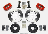 Wilwood Forged Dynalite Front Hat Kit 12.19in Red 90-99 Civic w/240 mm Disc Big Brake Kits Wilwood