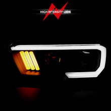 Load image into Gallery viewer, ANZO 2016-2017 Toyota Tacoma Projector Headlights w/ Plank Style Design Black/Amber w/ DRL Headlights ANZO
