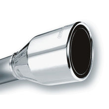 Load image into Gallery viewer, Borla 2.5in Inlet 4.5in Round Rolled Angle Cut Phantom X 7.75in Long Embossed Universal Exhaust Tips Tips Borla
