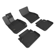 3D Maxpider 18-23 BMW 8 Series Gran Coupe Kagu Floor Mat- Black R1 R2 Floor Mats - Rubber 3D MAXpider   