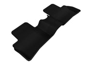 3D MAXpider 2011-2018 Nissan Juke Kagu 2nd Row Floormats - Black Floor Mats - Rubber 3D MAXpider   
