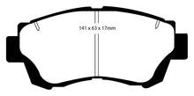 Load image into Gallery viewer, EBC 92-96 Lexus ES300 3.0 Yellowstuff Front Brake Pads Brake Pads - Performance EBC   
