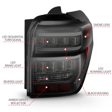 Load image into Gallery viewer, ANZO 2014-2020 Toyota 4Runner T.L Black Housing Smoke Lens Red Light Bar W/Sequential Tail Lights ANZO

