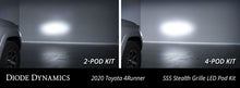 Load image into Gallery viewer, Diode Dynamics 14-23 Toyota 4Runner SS5 Stealth Grille LED 2-Pod Kit Sport - White Driving Light Accessories and Wiring Diode Dynamics   
