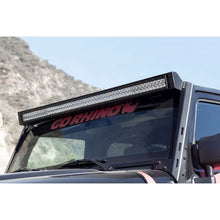 Load image into Gallery viewer, Go Rhino 07-18 Jeep Wrangler JK WLF Windshield Light Mount Frame - 50in Light Bar Light Mounts Go Rhino

