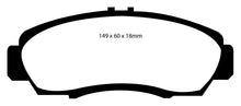 Load image into Gallery viewer, EBC 01-03 Acura CL 3.2 Yellowstuff Front Brake Pads Brake Pads - Performance EBC   
