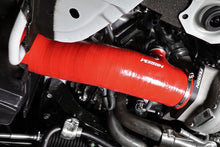Load image into Gallery viewer, Perrin 2022+ Subaru WRX Red 3in Turbo Inlet Hose w/ Nozzle Hoses Perrin Performance   
