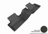 3D MAXpider 2012-2013 Land Rover Range Rover Evoque Kagu 2nd Row Floormats - Black Floor Mats - Rubber 3D MAXpider   
