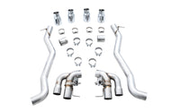 AWE Tuning 18-19 BMW M5 (F90) 4.4T AWD SwitchPath Axle-back Exhaust - Chrome Silver Tips Axle Back AWE Tuning   