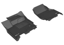 Load image into Gallery viewer, 3D MAXpider 2015-2020 Ford F-150 Sprcab/Sprcrew Kagu 1st Row Floormat - Black Floor Mats - Rubber 3D MAXpider   
