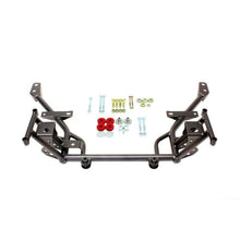 Load image into Gallery viewer, BMR 05-14 S197 Mustang K-Member w/ 1/2in Lowered Motor Mount and STD. Rack Mounts - Black Hammertone Crossmembers BMR Suspension
