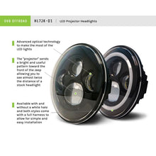 Load image into Gallery viewer, DV8 Offroad 07-18 Jeep Wrangler JK LED Projector Headlights Headlights DV8 Offroad
