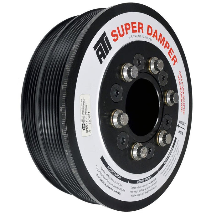 ATI Damper - 7.425in - Steel LW - 6/4 Grv - LS1/LS2 - F & V Body - 6 Bolt - 3 Ring Crankshaft Dampers ATI