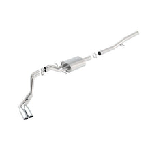 Load image into Gallery viewer, Borla 14 Silv/Sierra 1500 EC Std/CC Short 143.5in WB ATAK Dual Rolled Side Exit Cat-Back Exhaust Catback Borla
