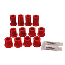Load image into Gallery viewer, Energy Suspension 84-85 Toyota 4Runner 2 &amp; 4WD Red Front Leaf Spring Bushing Set Bushing Kits Energy Suspension
