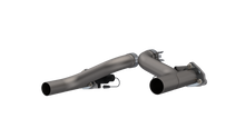 Load image into Gallery viewer, QTP 10-15 Chevrolet Camaro SS 6.2L 2.5in 304SS Aggressor Cutout Dual Mid Pipes Exhaust Cutouts QTP
