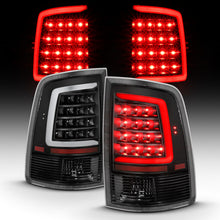 Load image into Gallery viewer, ANZO 2009-2018 Dodge Ram 1500 LED Taillight Plank Style Black w/Clear Lens Tail Lights ANZO
