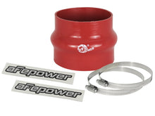 Load image into Gallery viewer, aFe Magnum FORCE CAI Univ. Silicone Coupling Kit (3.75in. ID to 3.5in. ID) Straight Reducer - Red Air Intake Components aFe
