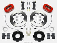 Wilwood Forged Dynalite Front Hat Kit 12.19in Red 2016-Up Mazda MX5 Miata w/ Lines Big Brake Kits Wilwood