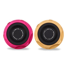 Load image into Gallery viewer, Mishimoto Subaru Oil FIller Cap - Gold Oil Caps Mishimoto
