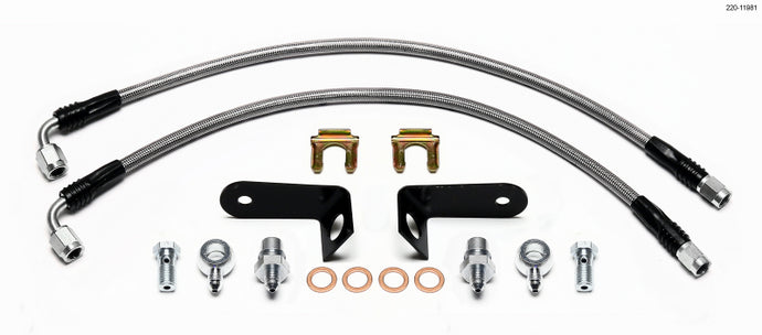 Wilwood Flexline Kit Civic 2006-up Rear Brake Line Kits Wilwood