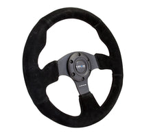 Load image into Gallery viewer, NRG Reinforced Steering Wheel (320mm) Suede w/Black Stitch Steering Wheels NRG
