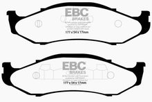 Load image into Gallery viewer, EBC 97-99 Jeep Cherokee 2.5 82mm High Rotors Ultimax2 Front Brake Pads Brake Pads - OE EBC   

