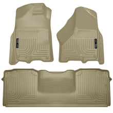 Load image into Gallery viewer, Husky Liners 10-12 Dodge Ram 2500/3500 Mega Cab WeatherBeater Combo Tan Floor Liners Floor Mats - Rubber Husky Liners
