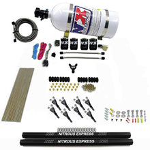 Load image into Gallery viewer, Nitrous Express Pro-Shk/Gas 4 Solenoids Nitrous Kit (200-600HP) w/Rails and 10lb Bottle Nitrous Systems Nitrous Express
