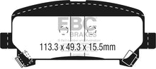 Load image into Gallery viewer, EBC 15+ Chevrolet Colorado 2.5 Yellowstuff Rear Brake Pads Brake Pads - Performance EBC   
