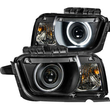 Load image into Gallery viewer, ANZO 2010-2013 Chevrolet Camaro Projector Headlights w/ Halo Black (CCFL) Headlights ANZO
